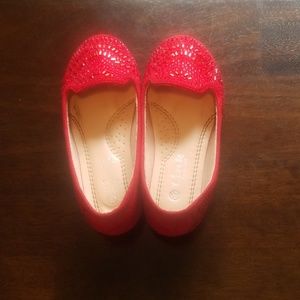 Girls Red Dress shoes size 10